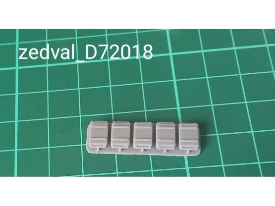 Russian ammunition boxes (cartridges) 1:72