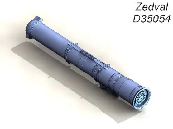 9M113 "Konkurs" ATGM container used 1:35