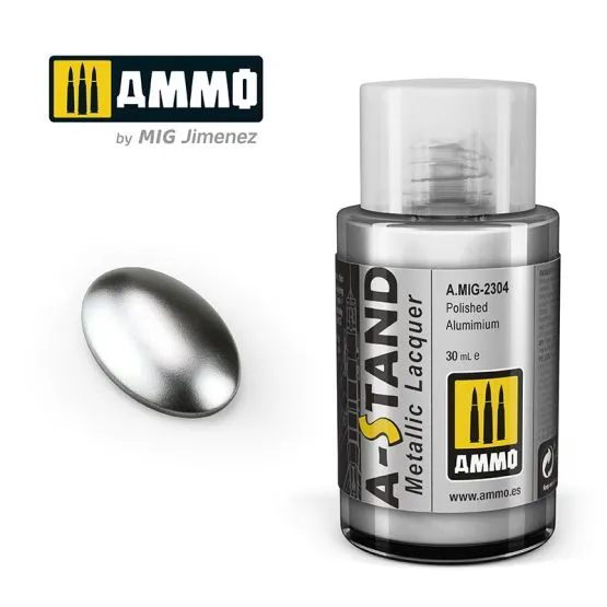 A-STAND Polished Alumimium 30ml