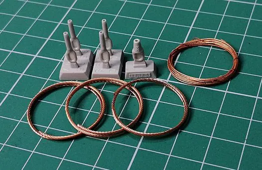 Bergepanzer 2 ARV towing cable 1:35