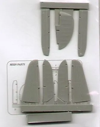 P-39 Airacobra control surfaces for Eduard 1:48