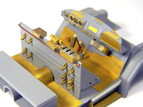 AC-40-137A Soviet Fire Car. Interior set for ICM 1:35