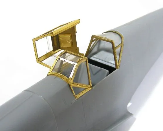 Bf 109F Cockpit canopy for Zvezda 1:48