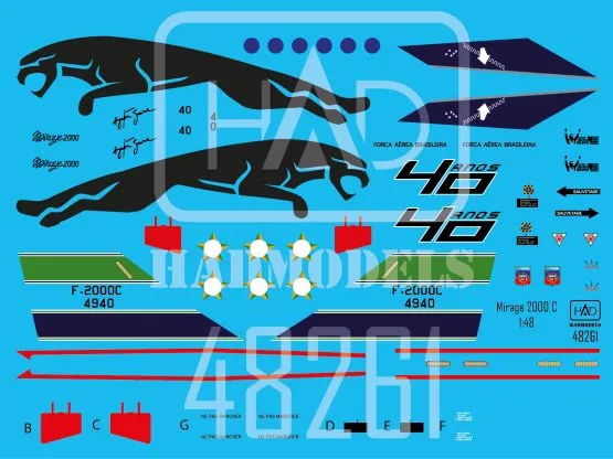 Mirage 2000C ”40th anniversary of 1st Air Defence Group” 1:48