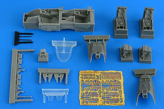 Rafale B - late cocpkit set for Hobby Boss 1:48