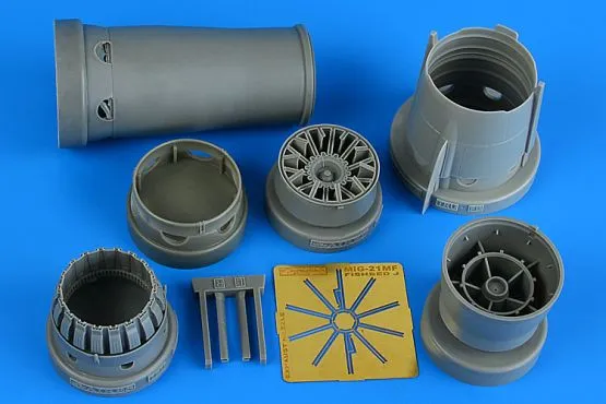 MiG-21MF fighter bomber fishbed J exhaust nozzle - open 1:32