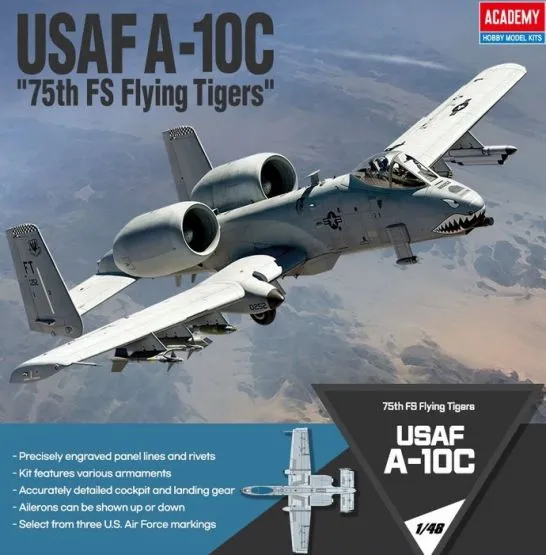 A-10C Thunderbolt II 75TH FS FLYING TIGERS 1:48