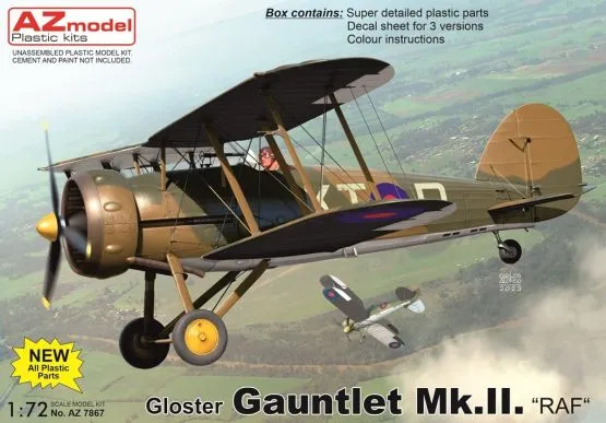 Gloster Gauntlet Mk.II RAF 1:72
