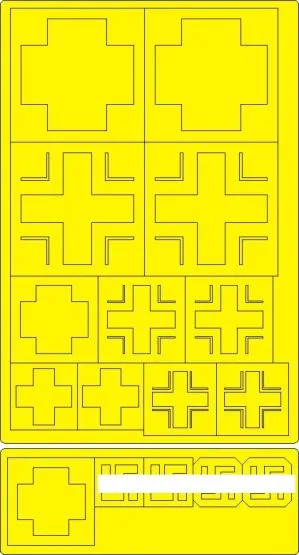 He 111H-8 National Insignia mask 1:48