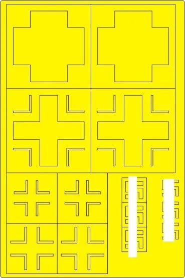 Do 217J-1/2 Marking mask for Revell 1:48