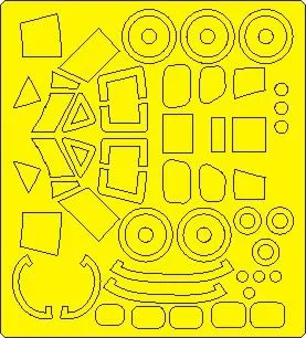 PV-1 Ventura mask for Academy 1:48