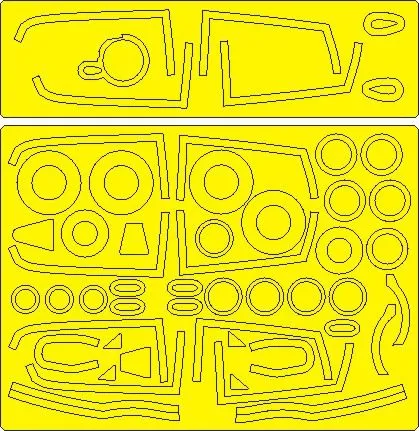 F-16B/D/F/I ADVANCED mask for Heswwaga 1:48