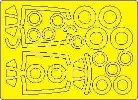 F-86F Sabre ADVANCED mask for Fujimi 1:72