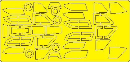 AH-64D (Block II) Apache ADVANCED mask for Academy 1:72