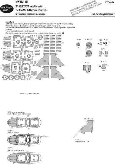 RF-4EJ EXPERT mask for Fine Molds 1:72