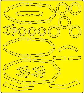 F-35A Lightning II EXPERT mask for Tamiya 1:72