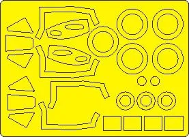 de Havilland Vampire FB.5/FB.9 EXPERT mask for Airfix 1:48