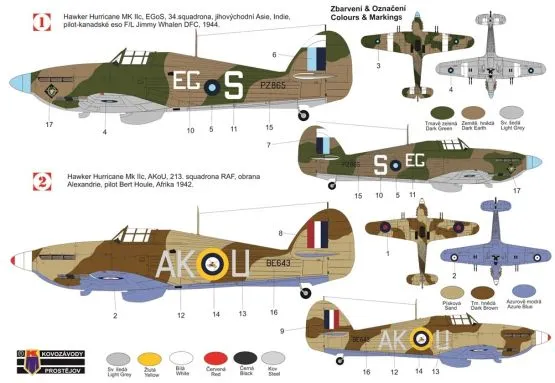 Hawker Hurricane Mk.IIc Aces 1:72