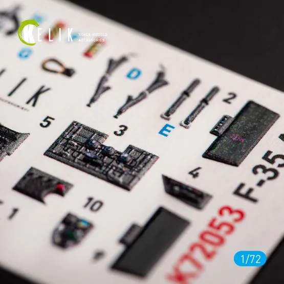 F-35A interior for Tamiya 1:72