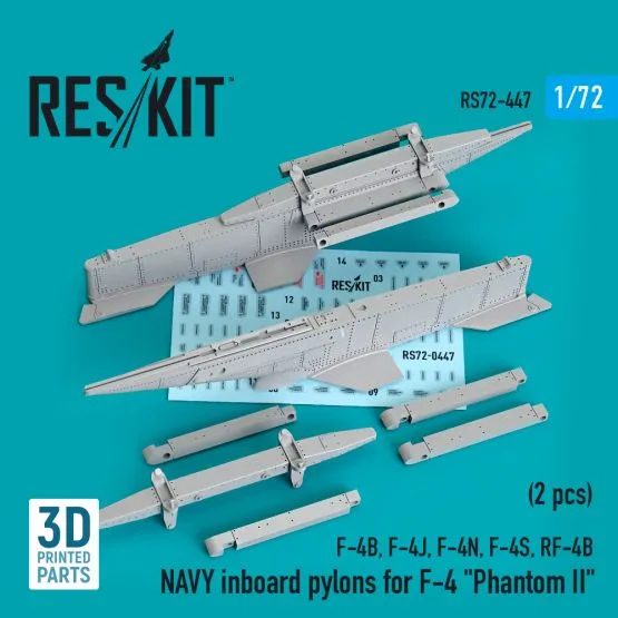 F-4 Phantom II NAVY inboard pylons 1:72