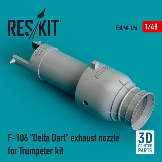 F-106 Delta Dart exhaust nozzle for Trumpeter 1:48