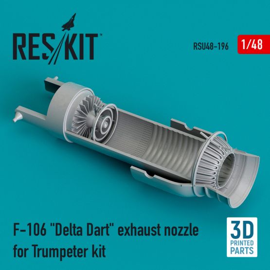 F-106 Delta Dart exhaust nozzle for Trumpeter 1:48