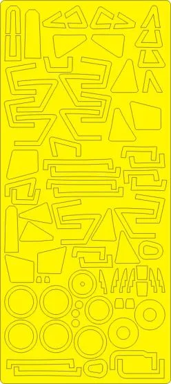 Su-25UB/UBK EXPERT mask for KP/SMER 1:48