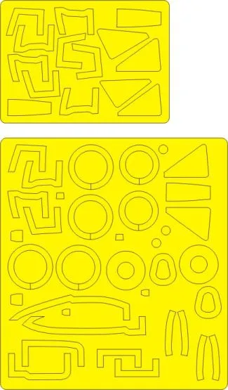 Su-25K ADVANCED mask for KP/SMER 1:48