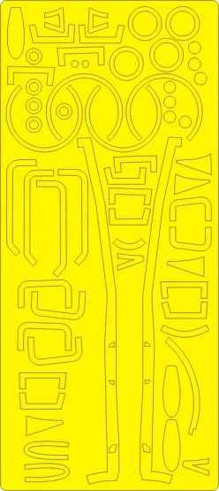 MiG-25 RBT EXPERT mask for ICM 1:48