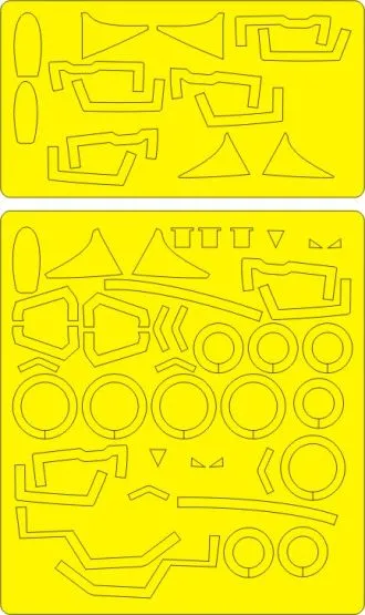 MiG-23MLD Flogger K EXPERT mask for Trumpter 1:48