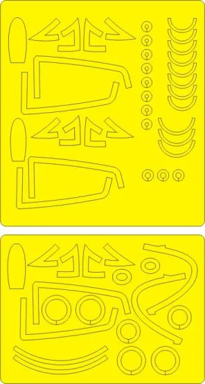 F9F-2/3 Panther ADVANCED mask for Trumpeter 1:48