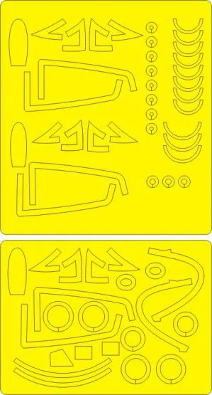 F9F-2P Panther EXPERT mask for Trumpeter 1:48