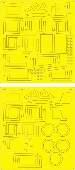 AD-5 (A-1E) Skyraider mask for Revell 1:48