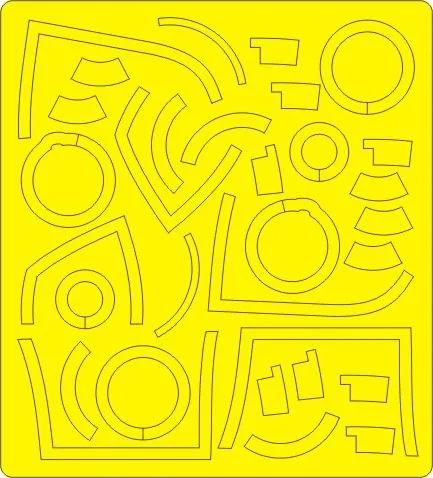 F-15E Strike Eagle mask for Revell 1:48