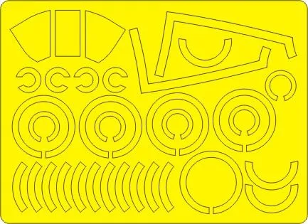 A-1J U.S. Air Force mask for Tamiya 1:48