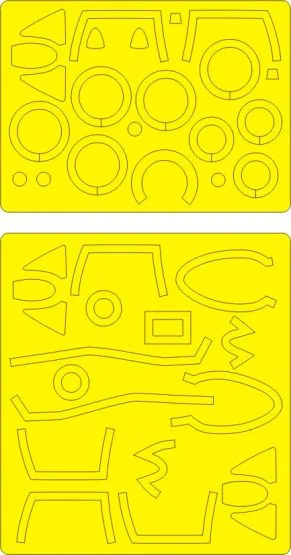 Su-7 BKL / BMK ADVANCED mask for Smer/ KP 1:48