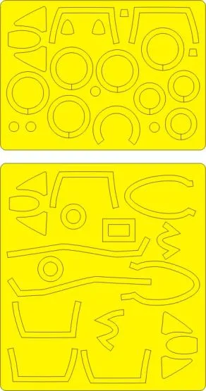 Su-7 BKL / BMK EXPERT mask for Smer/ KP 1:48