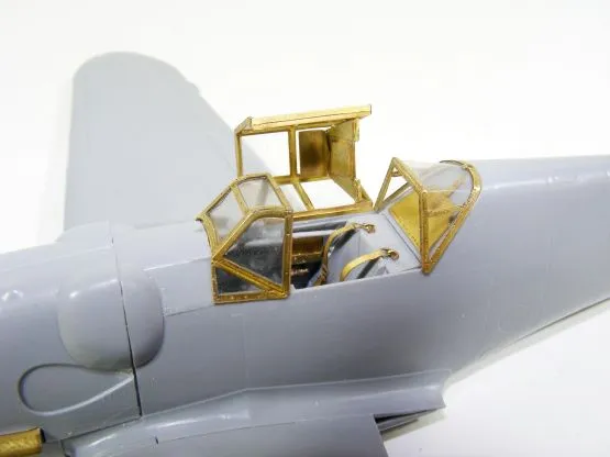 Bf 109G canopy "Prism" canopy (Zvezda) 1:48