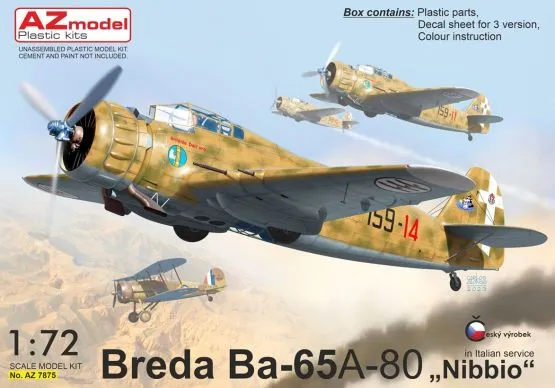 Breda Ba-65A-80 “Nibbio” in Italian service 1:72