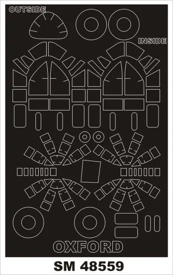 Airspeed Oxford mask for Special Hobby 1:48