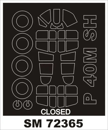 P-40M mask for Special Hobby 1:72