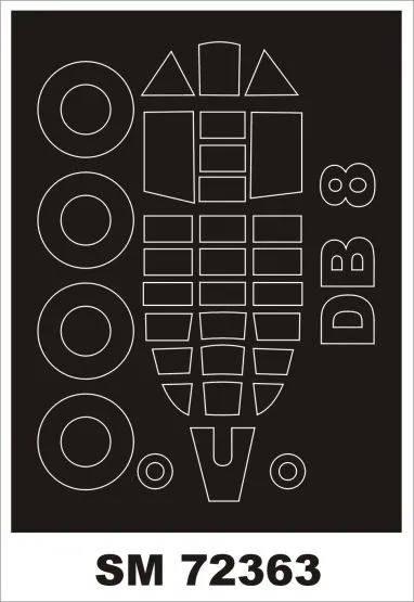 DB-8A/3N mask for Special Hobby 1:72