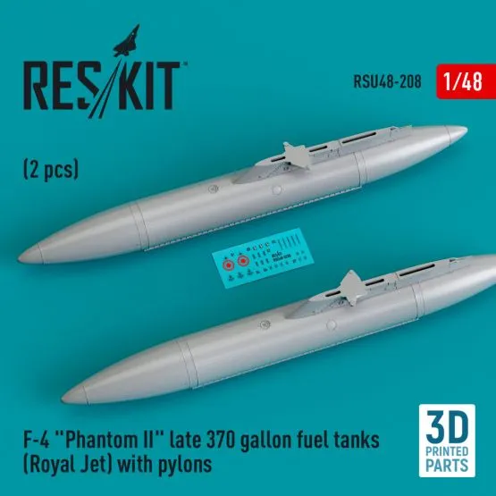 F-4 "Phantom II" late 370 gallon fuel tanks 1:48