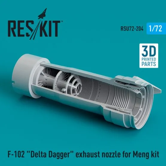 F-102 "Delta Dagger" exhaust nozzle for Meng 1:72