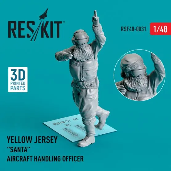 Yellow jersey "Santa" Aircraft Handling Officer 1:48