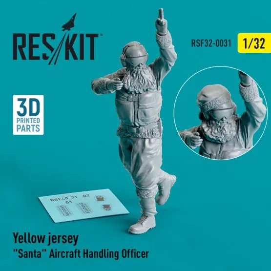 Yellow jersey "Santa" Aircraft Handling Officer 1:32