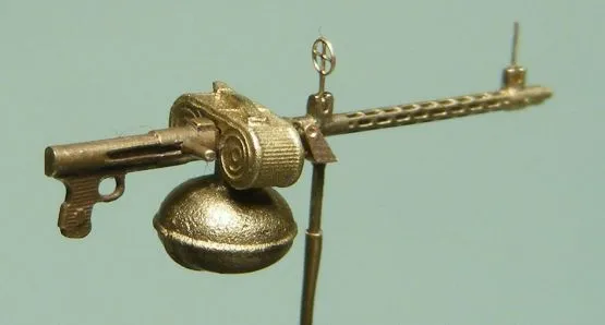 MG 15 with rubber (late) case catchers 1:72 MG 15 with rubber (late) case catchers 1:72