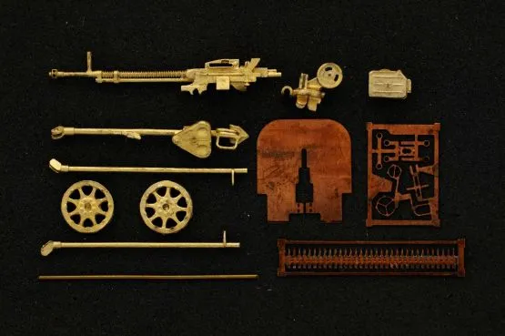 DShKM on two-wheeled trolley 1:72