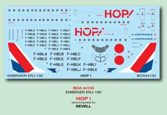 Embraer ERJ-190 - HOP! 1:144