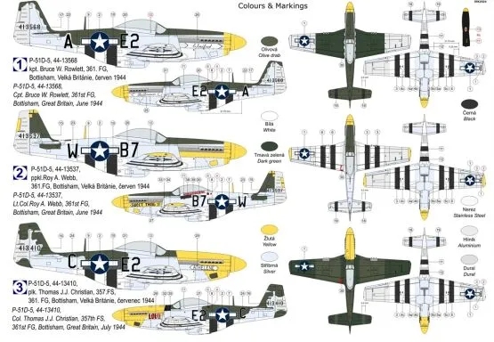 P-51D-5 Mustang "361st FG" 1:72